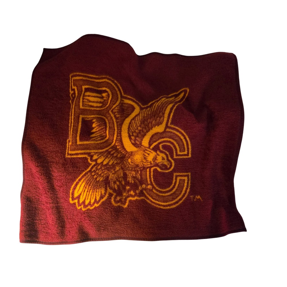 Biederlack Boston College Eagles‎ Reversible Fleece Throw Blanket USA 58"× 51"
